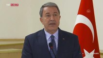 Milli Savunma Bakanı Akar: Önümüzde Münbiç, Fırat'ın doğusu var