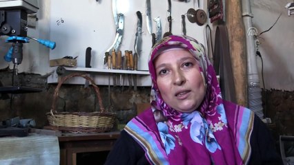 Avcı bıçakları 'demirci Dilek'in elinden çıkıyor - ÇORUM