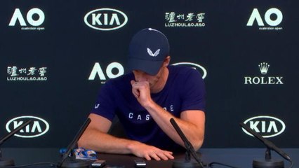 Open d'Australie - Andy Murrray craque et fond en larmes