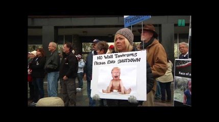 Les fonctionnaire américains manifestent contre le shutdown