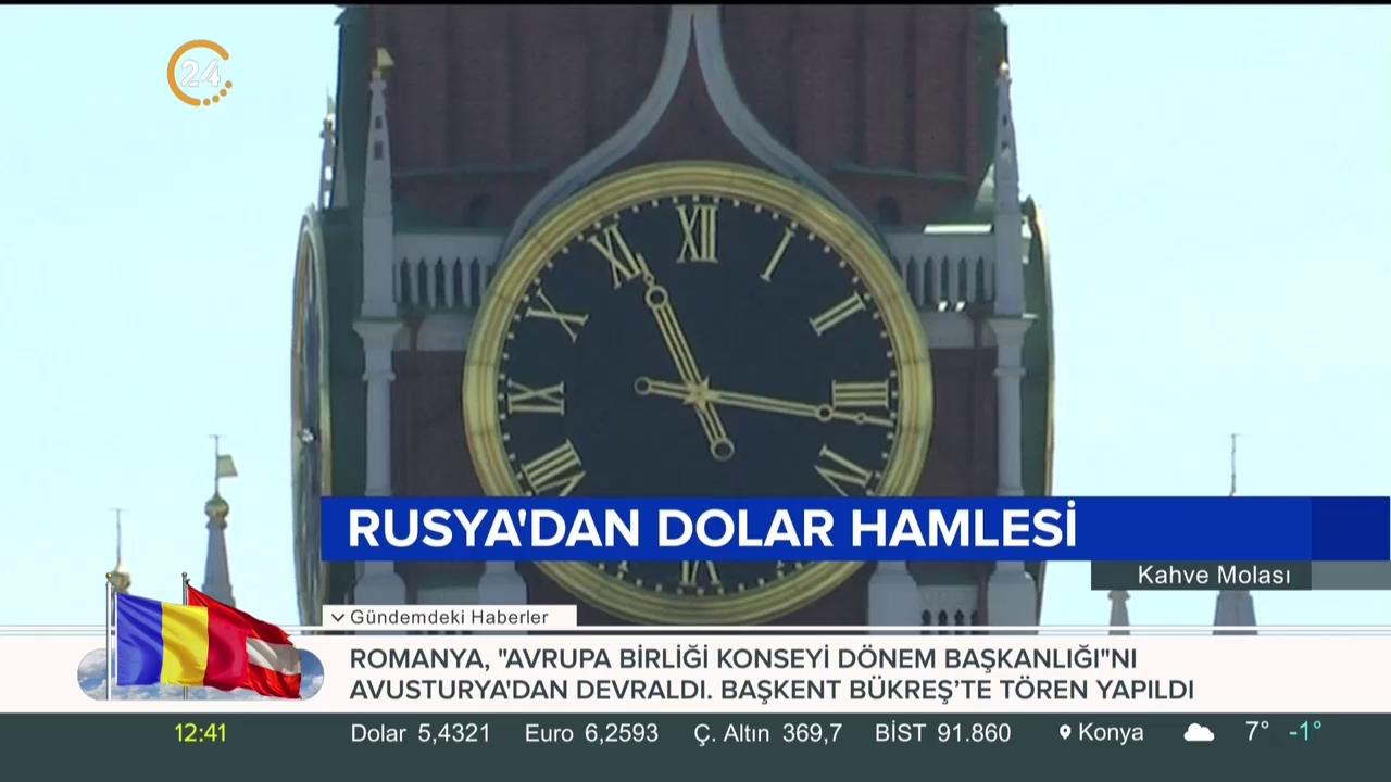 Rusya'dan dolar hamlesi