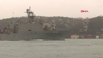 ABD Savaş Gemisi Boğaz'dan Geçti