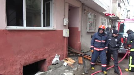 Bursa Söndü Sanılan Soba Kovası Bodrum Katı Küle Çevirdi