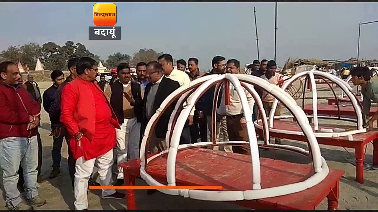 महाआरती के लिए सजा गंगा घाट, एक रंग में नजर आएगा कछला