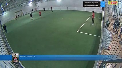 But de thomas (1-1) - Les tontons flingueurs  Vs Les maisons traditions  - 10/01/19 21:00 - Ligue B