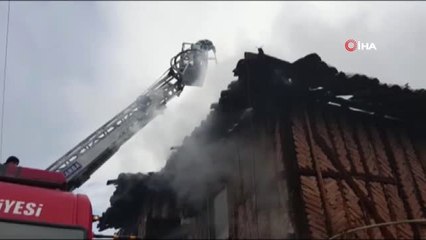 İtfaiye Ekipleri Yangında Tavukları Kurtardı