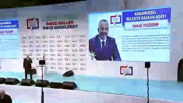 Cumhurbaşkanı Erdoğan - İzmit, Kandıra, Karamürsel, Kartepe ve Körfez adaylarının açıklanması - KOCAELİ