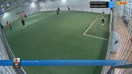 But de thomas (16-8) - Les tontons flingueurs  Vs Les maisons traditions  - 10/01/19 21:00 - Ligue B