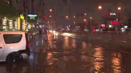 Sağanak Yağış ve Fırtına Zor Anlar Yaşattı