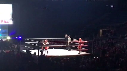 IIconics (Billie Kay & Peyton Royce) Dance off - WWE Calgary December 9th 2018