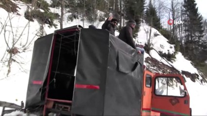 Karagöl dondu, kartpostallık görüntüler ortaya çıktı