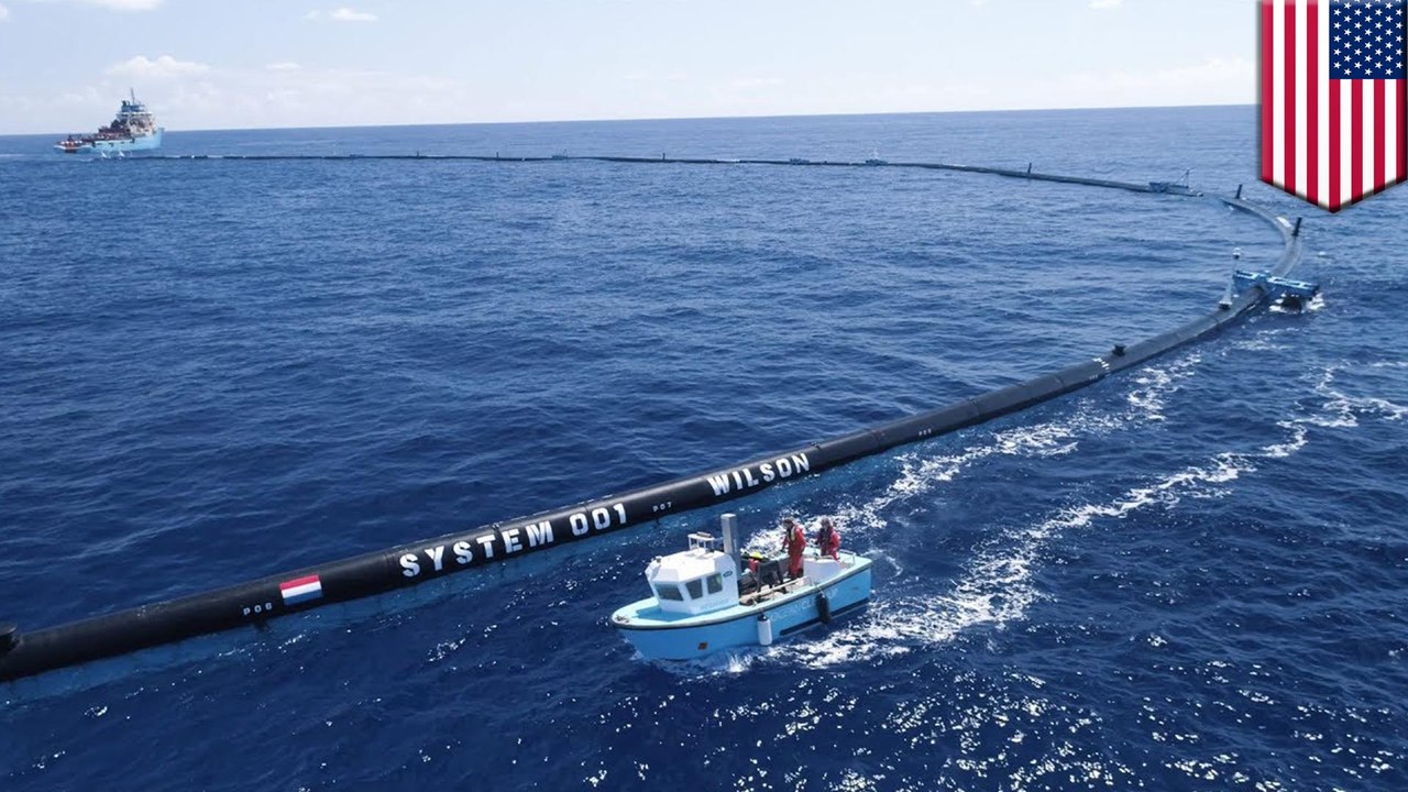 플라스틱 90%제거하겠다? 오션클린업 아직은 무용지물