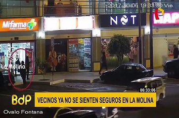 Vecinos denuncian que ya no se sienten seguros en La Molina