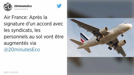 Air France. La direction annonce un accord salarial avec le personnel