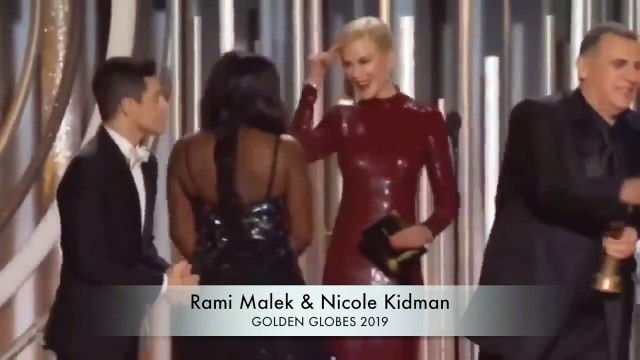 Rami Malek Responds to Awkward Nicole Kidman Moment at Golden Globes 2019