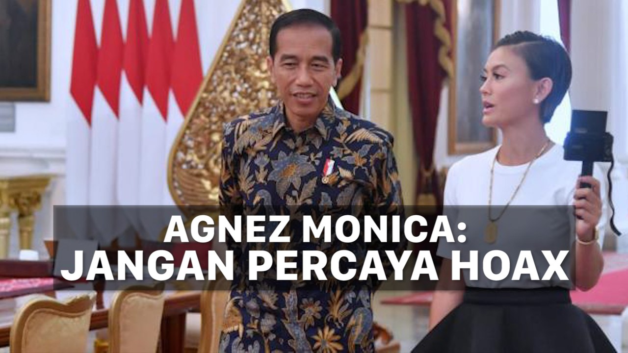 Agnez Monica: Jangan Percaya Hoax