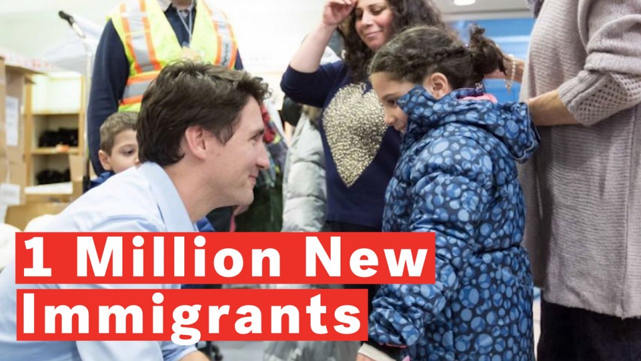 Canada Plans To Admit Over 1 Million New Immigrants