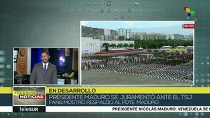 Solidaridad nacional y mundial a la juramentación de Nicolás Maduro