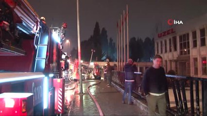 Eyüpsultan'da Korkutan Fabrika Yangını