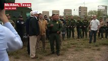 President Trump Briefed On Border Security In McAllen, Texas