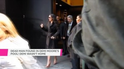 Demi Moore "in absolute shock" after dead man found in her swimming pool