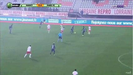 Résumé Nancy - Paris FC buts Vincent Marchetti - Ligue 2