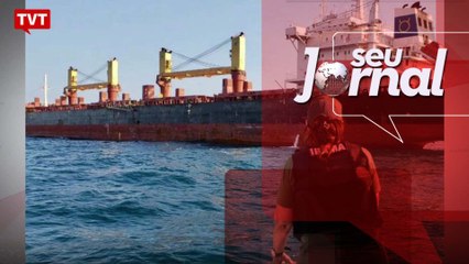 Vazamento de navio gera mancha no litoral paulista