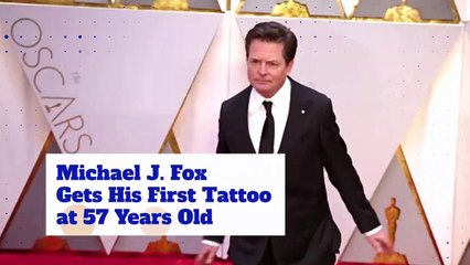 Michael J. Fox Gets His First Tattoo at 57 Years Old