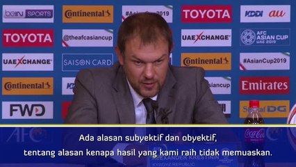 Ini debut pertama kami di turnamen besar - Krestinin