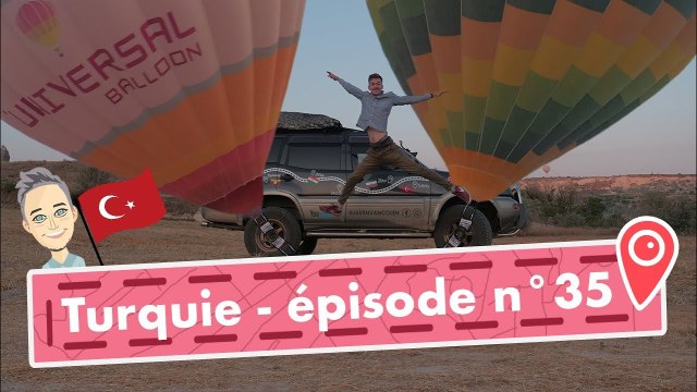J’ai attaché mon 4x4 à des Montgolfières en Cappadoce