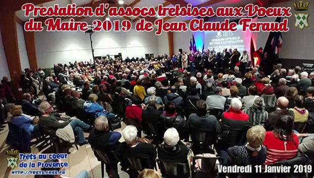 Voeux Maire de TRETS 11 Janvier 2019 Performances des associations