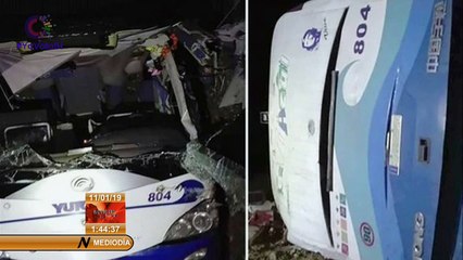 Acidente deixa 7 mortos e 33 feridos em Cuba
