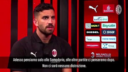 Musacchio: "Concentrati solo sulla Samp"