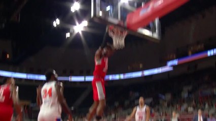 Chris Walker hammers it home