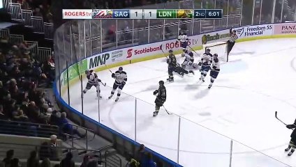 OHL Liam Foudy PS Goal vs SAG