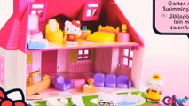 Kitty Carry Along Mini Doll House - Sanrio Playset - Toy Unboxing and Play Review