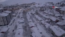 Havadan Görüntülenen Bitlis'in Bembeyaz Görüntüsü Hayran Bırakıyor