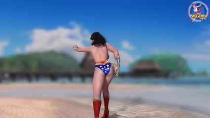 [DOA5 mod] [60Fps] Wonder Woman VS Captain America