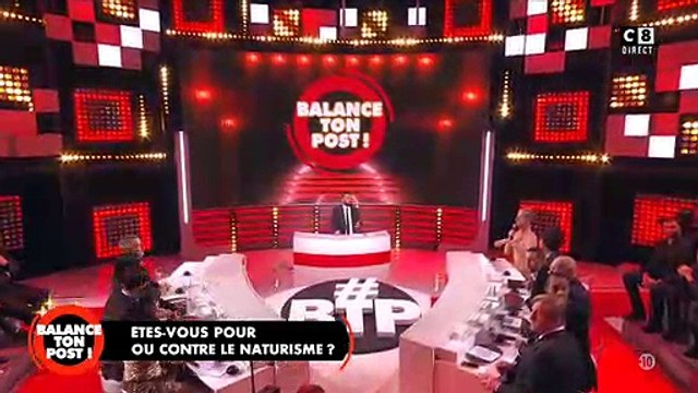 Le grand retour des naturistes, hier soir, en direct sur le plateau de Balance ton post chez Cyril Hanouna sur C8