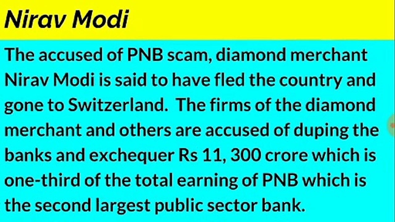 5 old scams that put India to shame -- vijay Mallya -- nirav modi