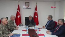 Bakan Akar, Genelkurmay Başkanı Güler ve MİT Müsteşarı Fidan Hatay'da Toplantı Yaptı