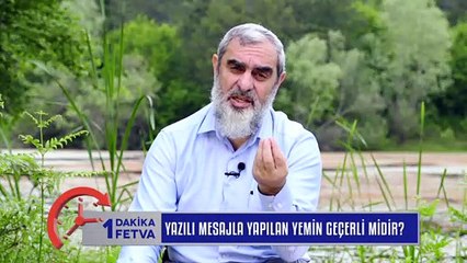 863) Yazılı mesajla yapılan yemin geçerli midir? / Birfetva