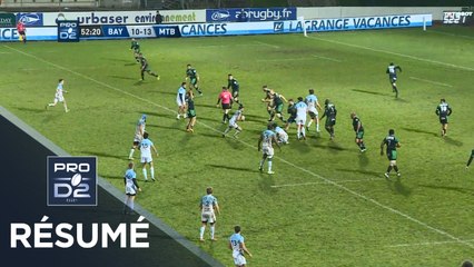 PRO D2 - Résumé Bayonne-Montauban: 21-16 - J17 - Saison 2018/2019