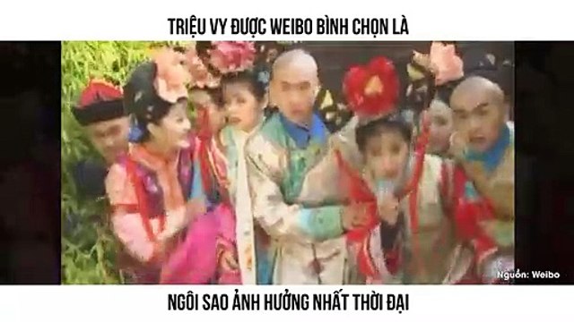TRIỆU VY ĐƯỢC WEIBO BÌNH CHỌN LÀ NGÔI SAO ẢNH HƯỞNG NHẤT THỜI ĐẠI