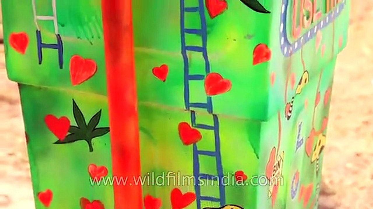 Crazy canvases- the story of dustbin art in Lodi Gardens