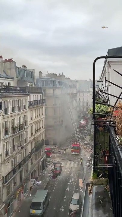 Paris : forte explosion dans une boulangerie, au moins 20 blessés