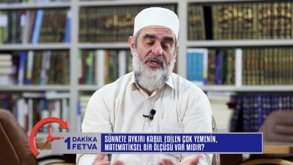 926) Sünnete aykırı kabul edilen çok yemenin, matematiksel bir ölçüsü var mıdır? / Birfetva