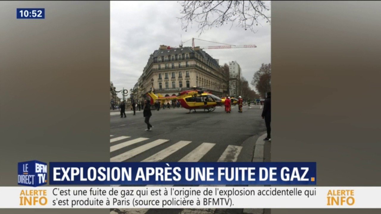 Explosion à Paris: deux hélicoptères de la sécu...