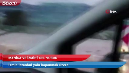 Manisa ve İzmir’i sel vurdu