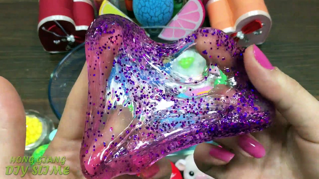 MIXING RANDOM THINGS INTO STORE BOUGHT SLIME ! RELAXING SATISFYING SLIME